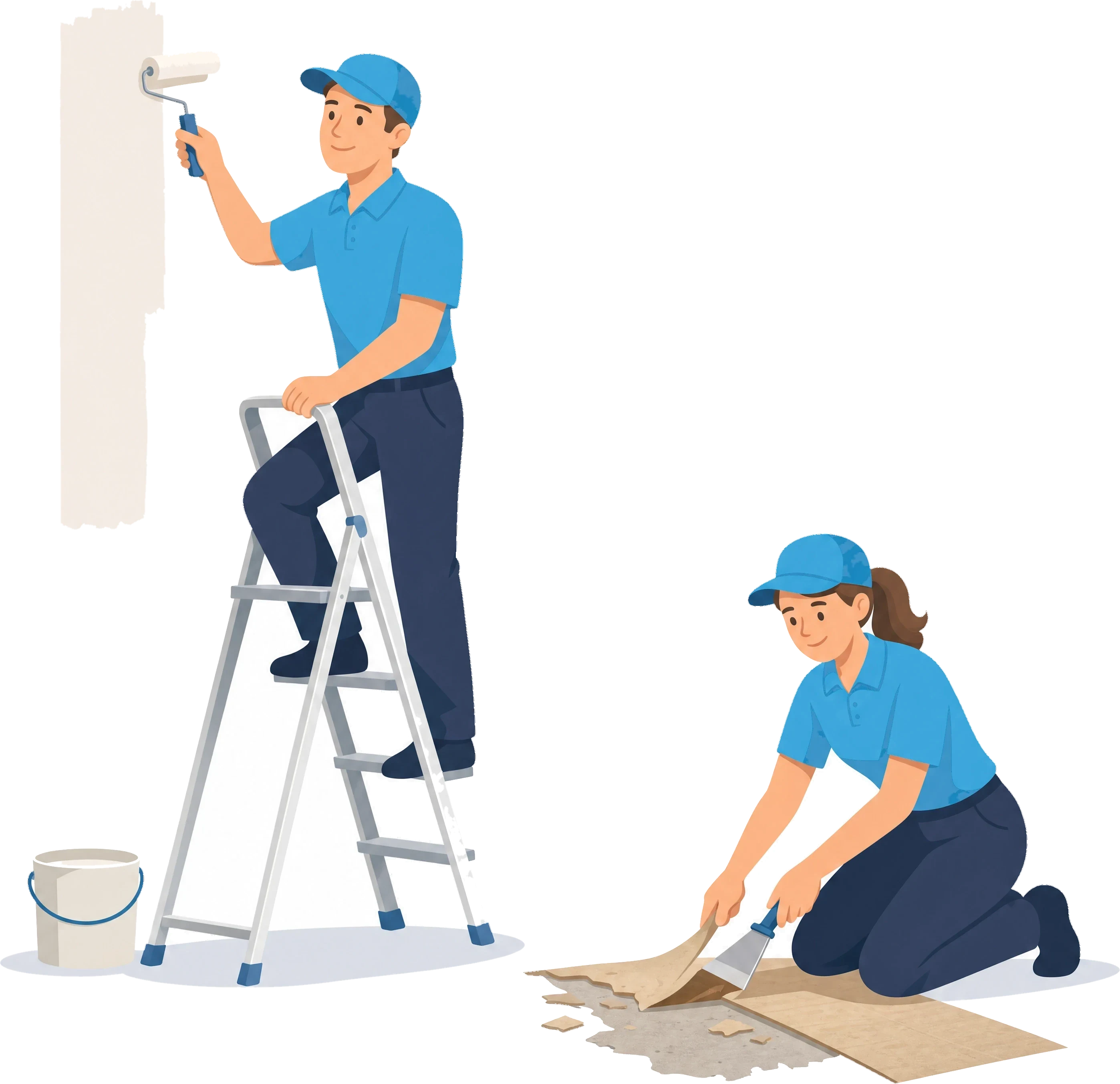 Illustration 03: Renovierung & Zusatzleistungen